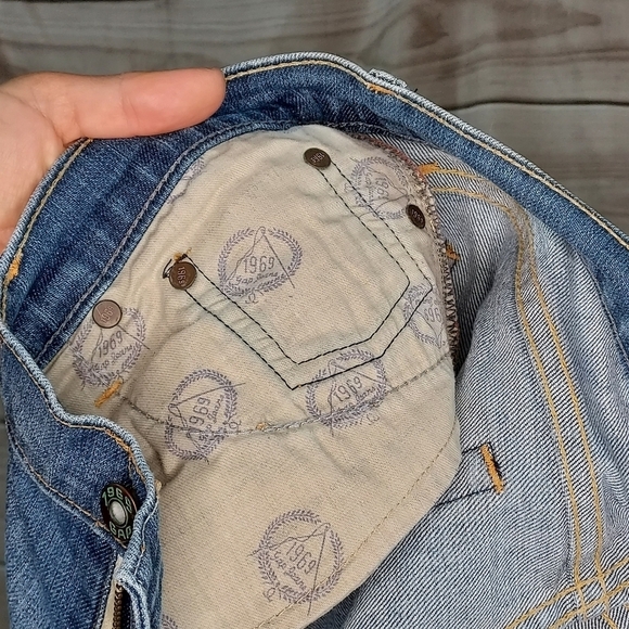 GAP 1969 jeans bootcut stretch vintage med wash low rise 8L - Picture 11 of 11